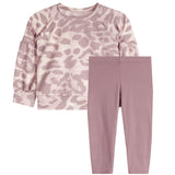 2pc Leopard Top & Pant Set - Denny's