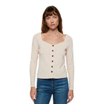Harper Girly Button Top - Denny's