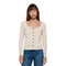 Harper Girly Button Top - Denny's