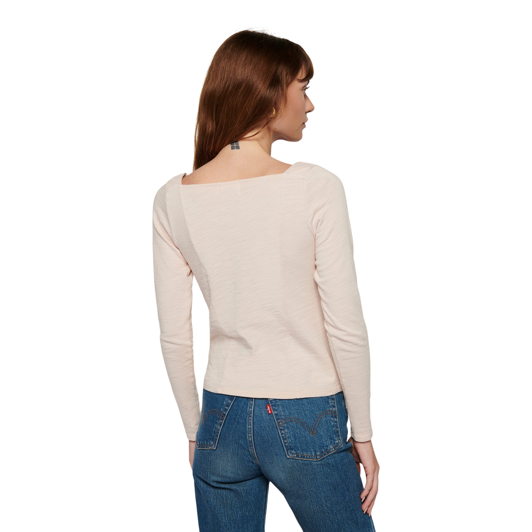 Harper Girly Button Top - Denny's
