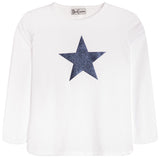 Glitter Star Long Tee - Denny's