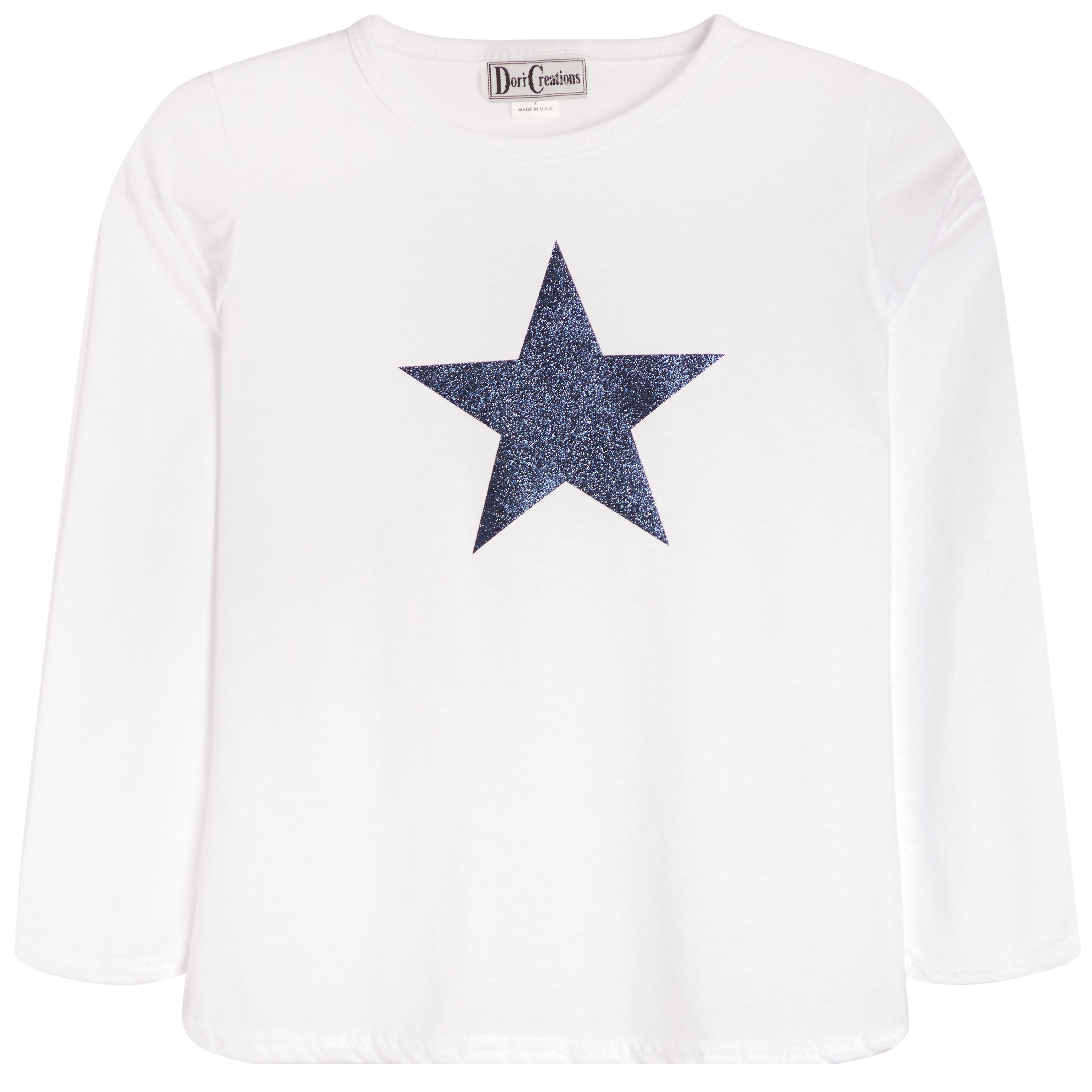 Glitter Star Long Tee - Denny's
