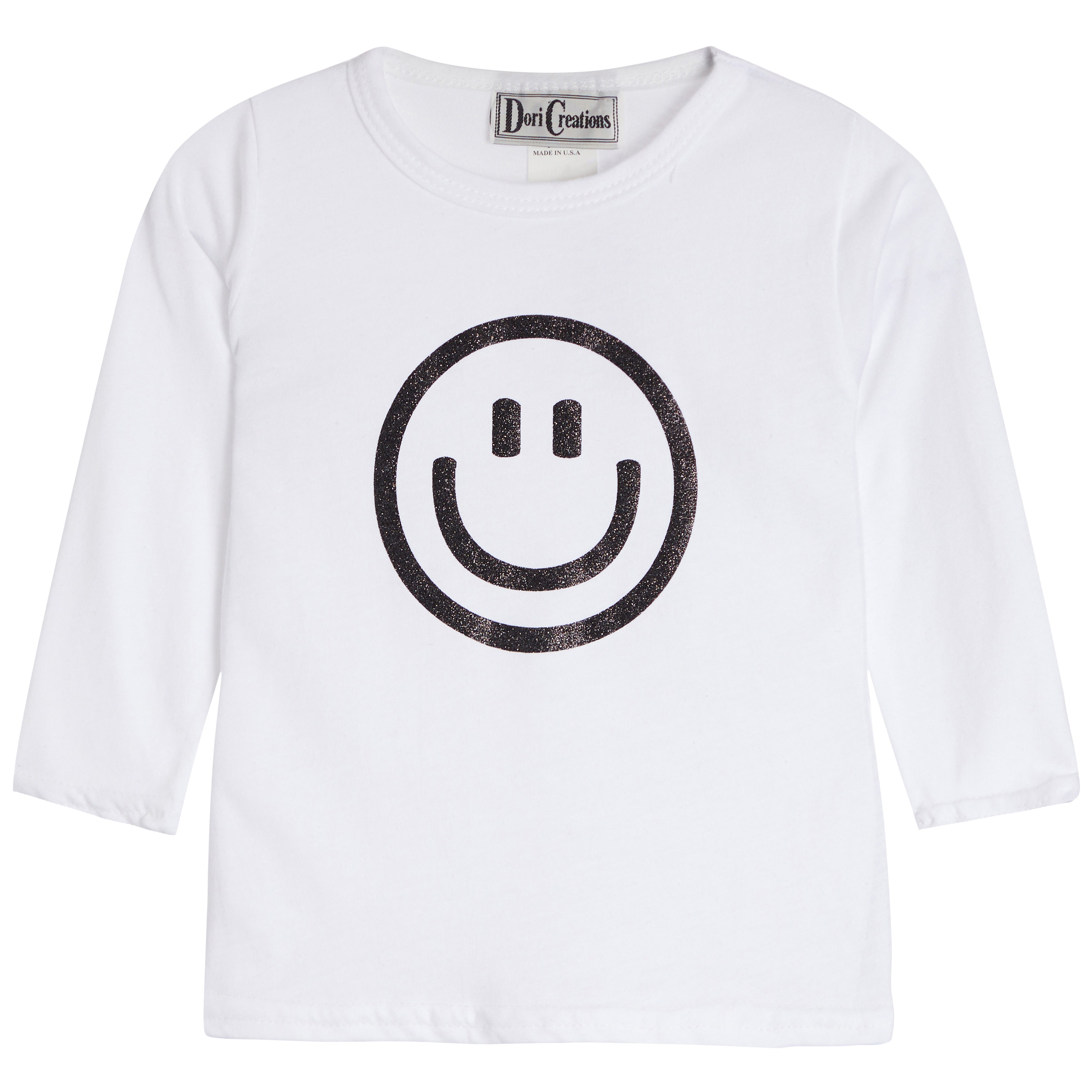 Glitter Smiley Tee - Denny's