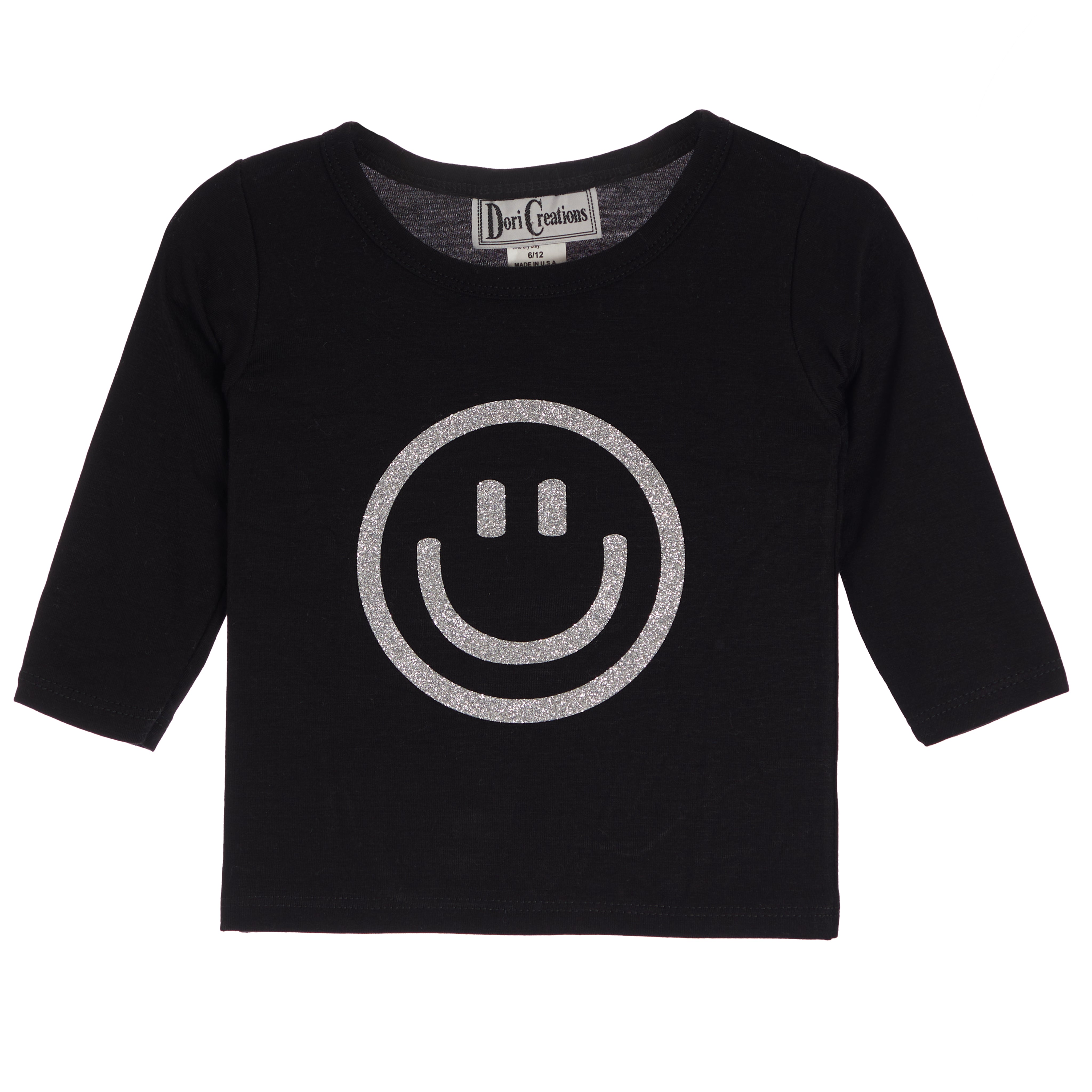 Glitter Smiley Tee - Denny's