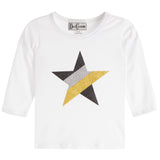 Glitter Star Long Sleeve Tee - Denny's