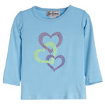 Heart Trio Long Sleeve Top - Denny's