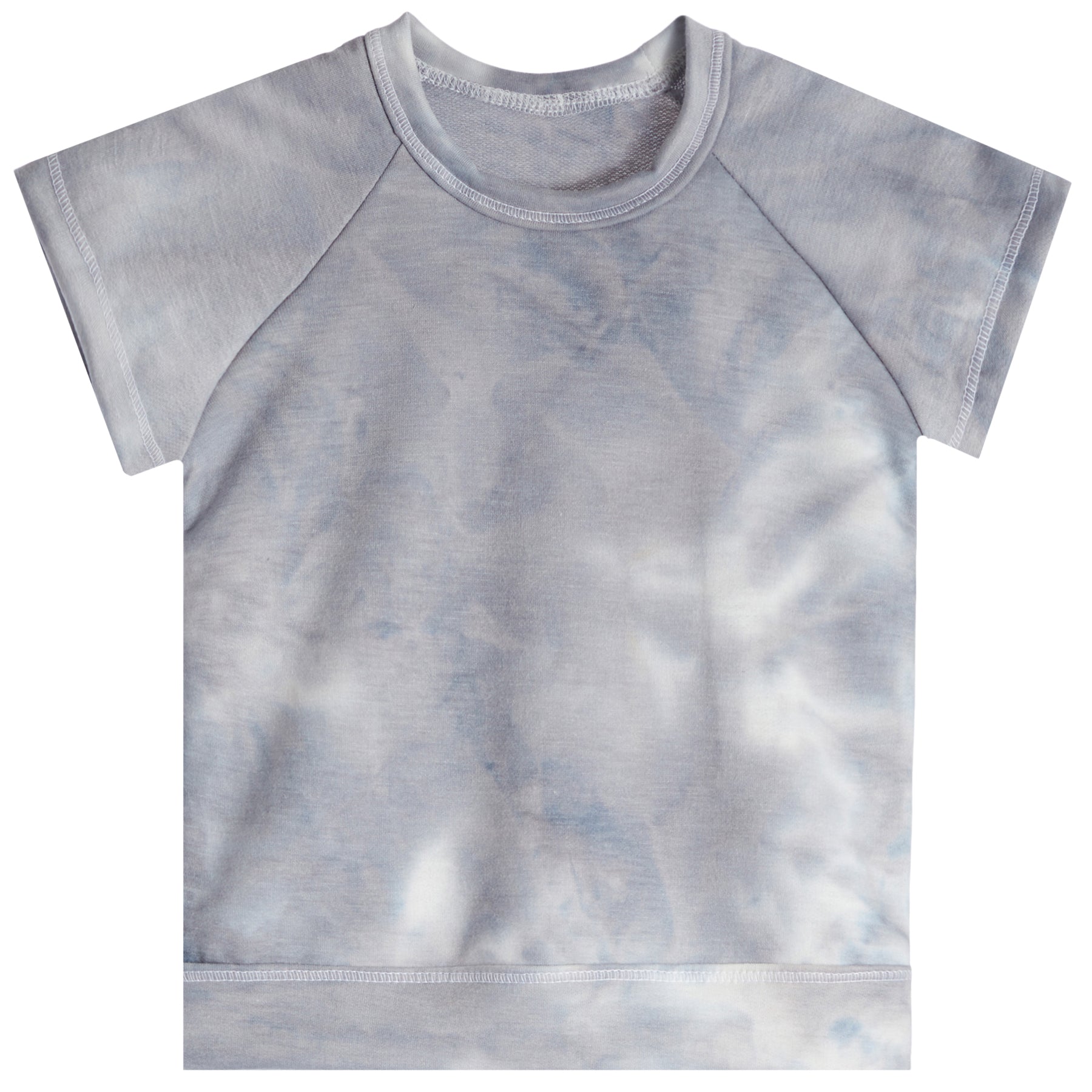Tie Dye Short Sleeve Raglan Sweatshirt - Denny's