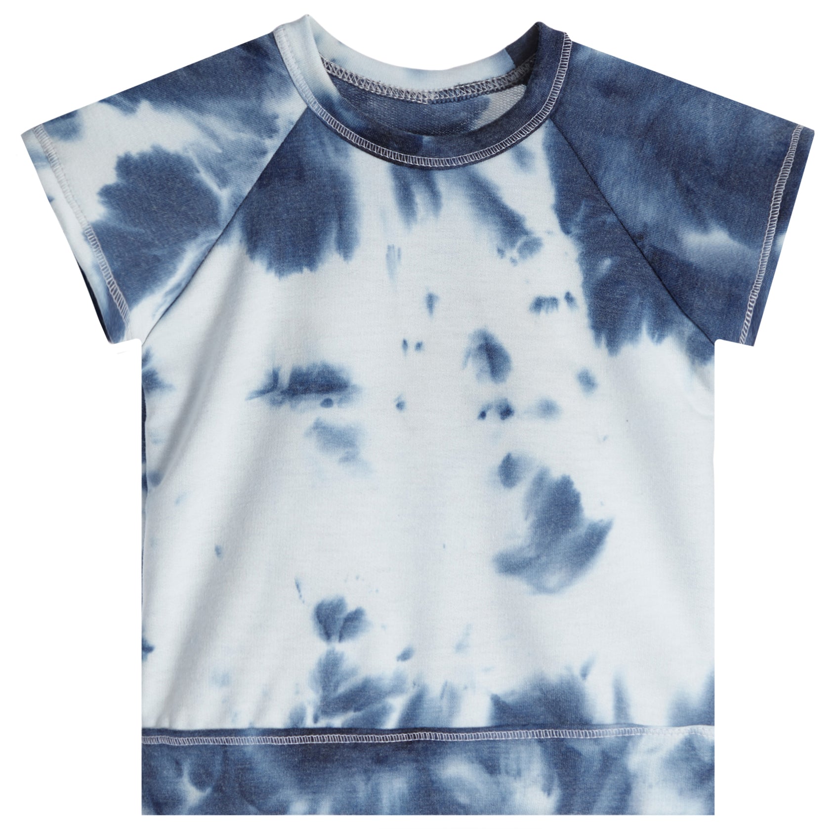 Tie Dye Raglan Short Sleeve Sweatshirt - Denny's