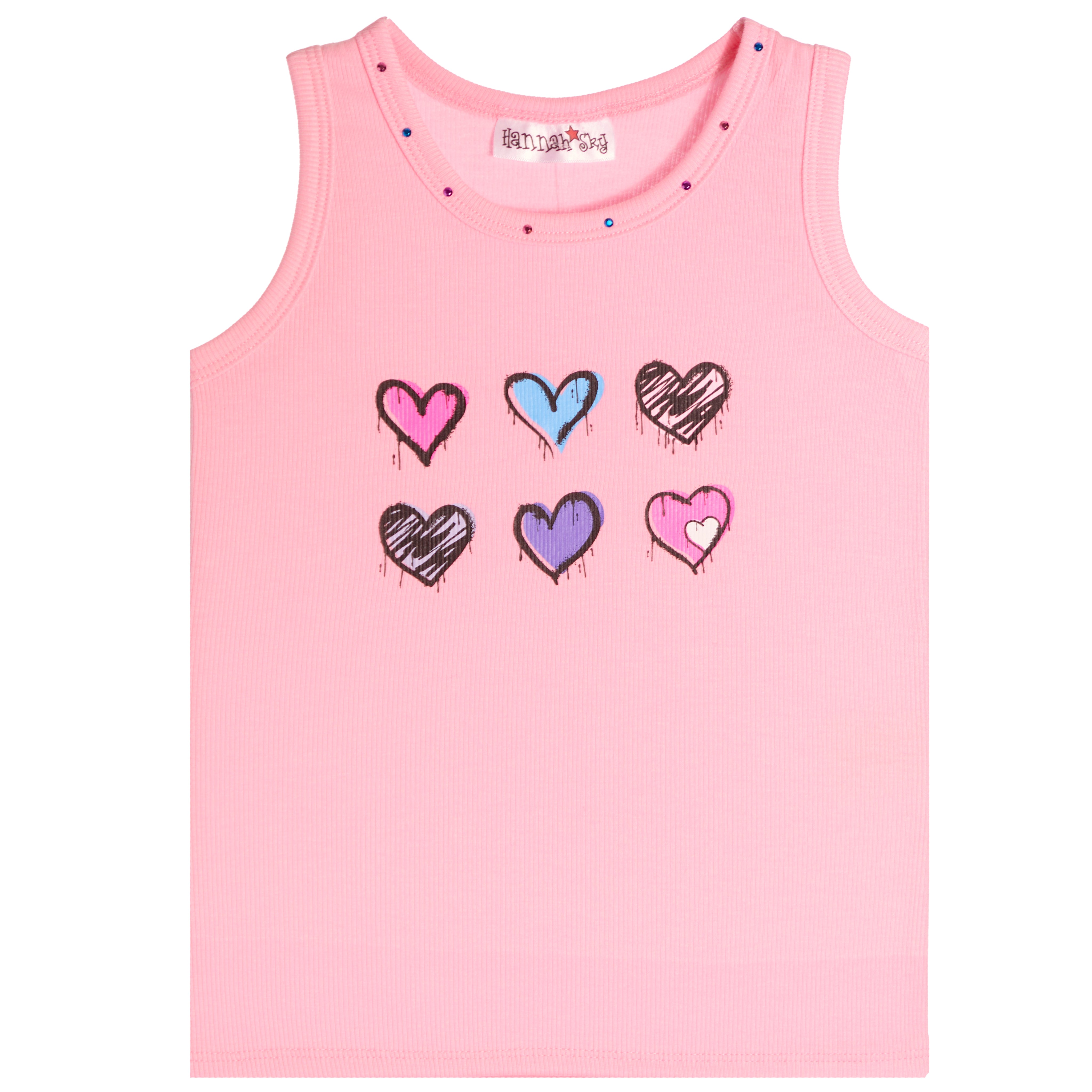 6 Hearts And Stones Tank - Denny's