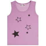Allover Black Stars Rib Tank