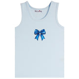 Denim Bow Rib Tank