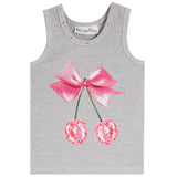 Disco Cherries Bow Rib Tank