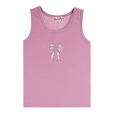 Lavender Bow Rib Tank