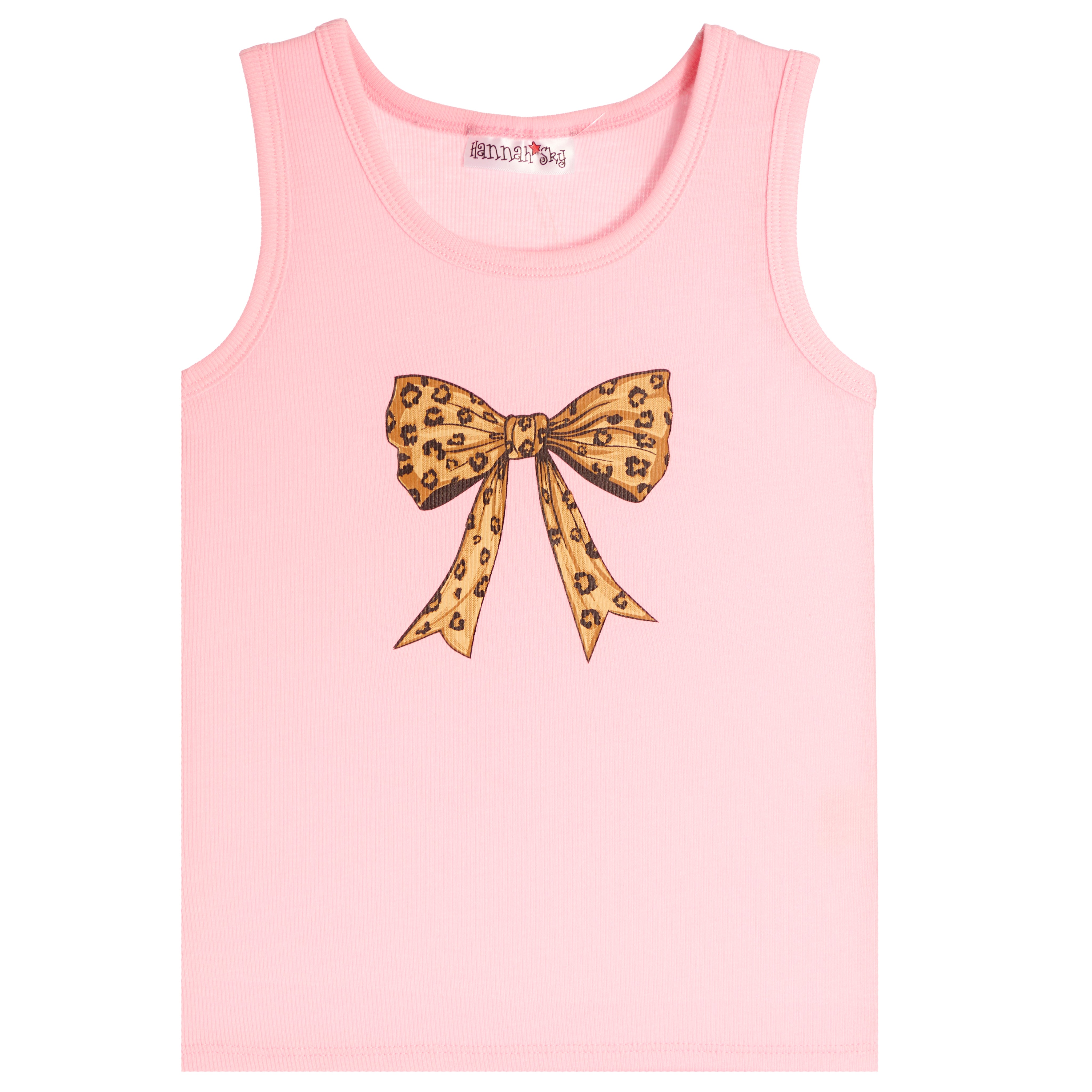 Leopard Bow Rib Tank - Denny's