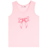 Pink Bow Rib Tank