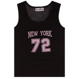 Rib Tank With Floral New York 72