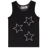 Three Stud Stars Rib Tank