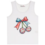 Rib Tank With Americana Disco Cherry