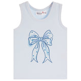 Blue Bow Rib Tank
