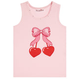 Bow Cherry Rib Tank