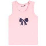 Denim Bow Rib Tank