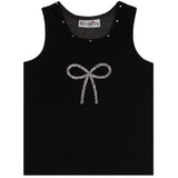 Glitter Bow Rib Tank