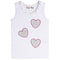 Heart & Pink Stones Rib Tank - Denny's
