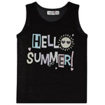 Hello Summer Ribbed Tank - Denny's