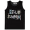 Hello Summer Ribbed Tank - Denny's