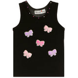 Rib Tank With Multi Plush Bows