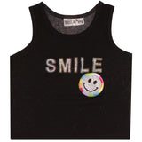 Multi Smiley Patch Rib Tank
