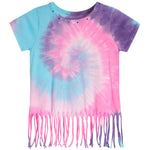Tie Dye Fringe Tee - Denny's
