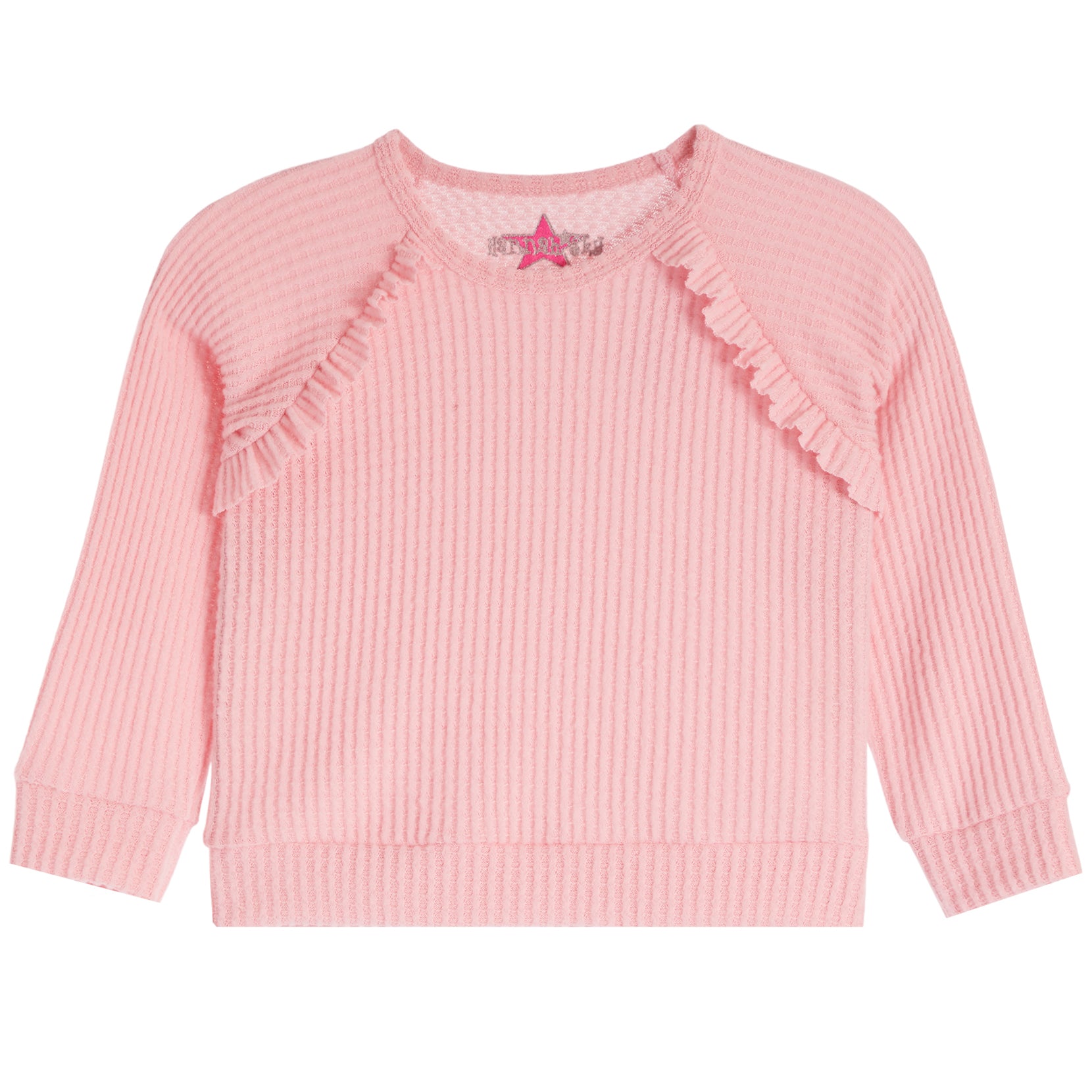 Ruffle Thermal Sweatshirt - Denny's