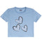 Short Sleeve Tee With Pink Bow Hearts - Denny's