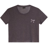 Ditsy Mini Bow Crop Tee - Denny's