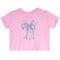 Short Sleeve Tee With Blue Bow - Denny's