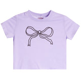 Black Bow Short Sleeve Tee - Denny's