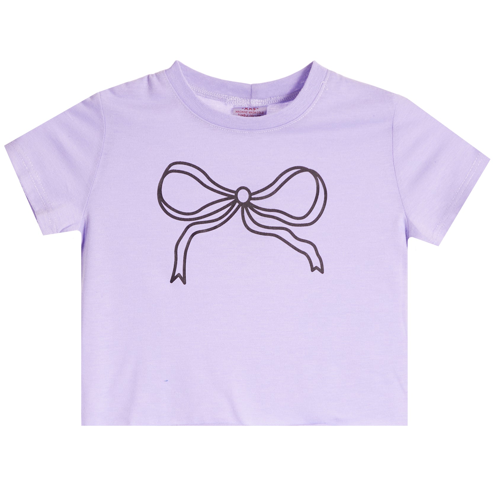 Black Bow Short Sleeve Tee - Denny's