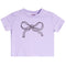 Black Bow Short Sleeve Tee - Denny's
