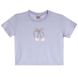 Short Sleeve Tee With Lip Bow - Denny's