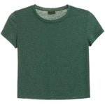 Short Sleeve Crop Tee - Denny's