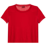 Short Sleeve Crop Tee - Denny's
