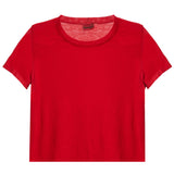 Short Sleeve Crop Tee - Denny's