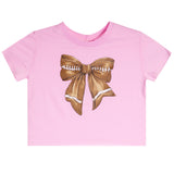 Short Sleeve With Football Bow - Denny's