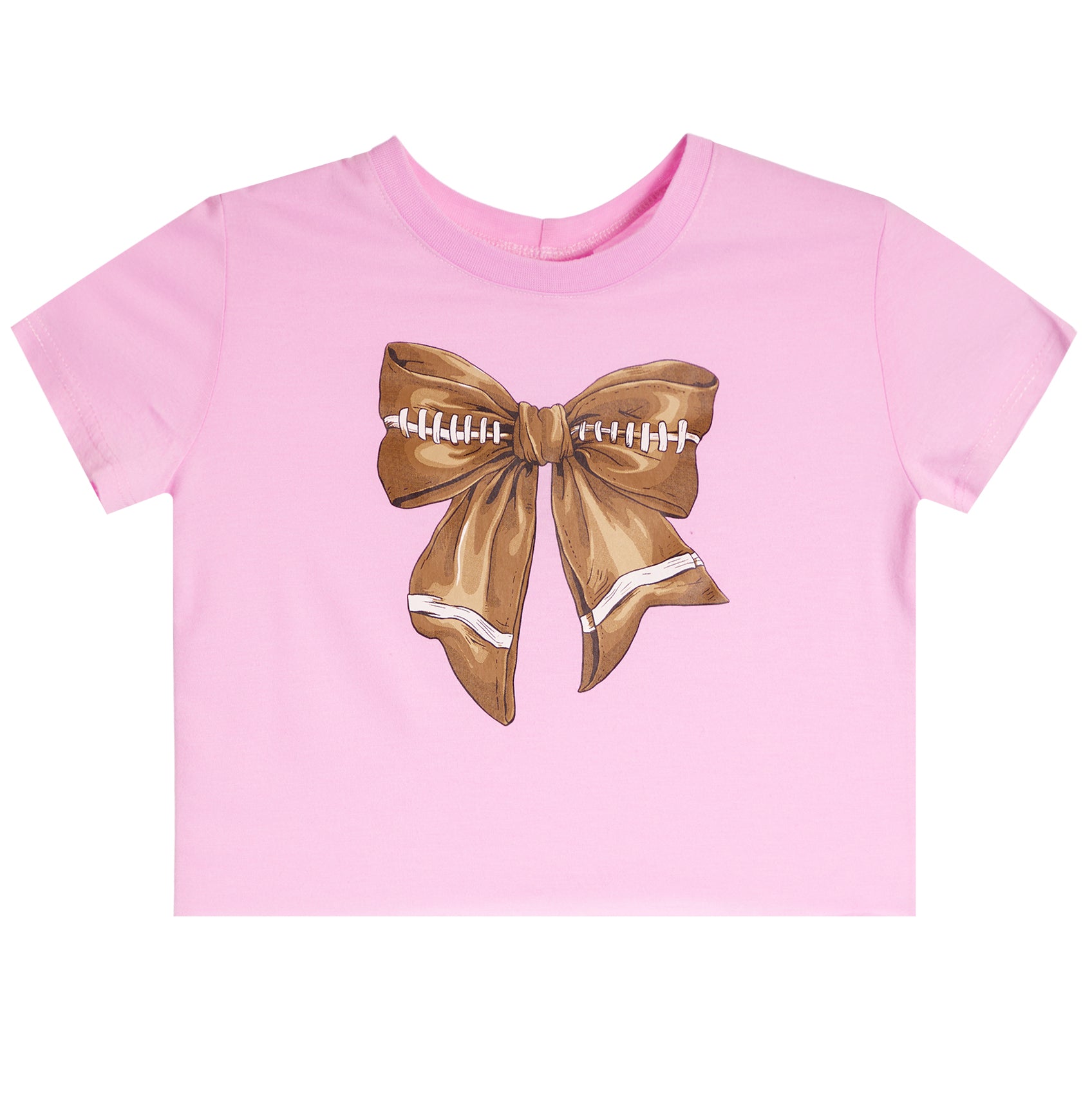 Short Sleeve With Football Bow - Denny's