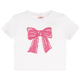 Short Sleeve With Heart Bow