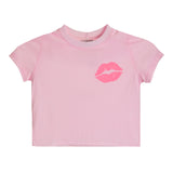 Short Sleeve Tee With Lips