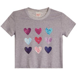 Metallic Hearts Short Sleeve Tee