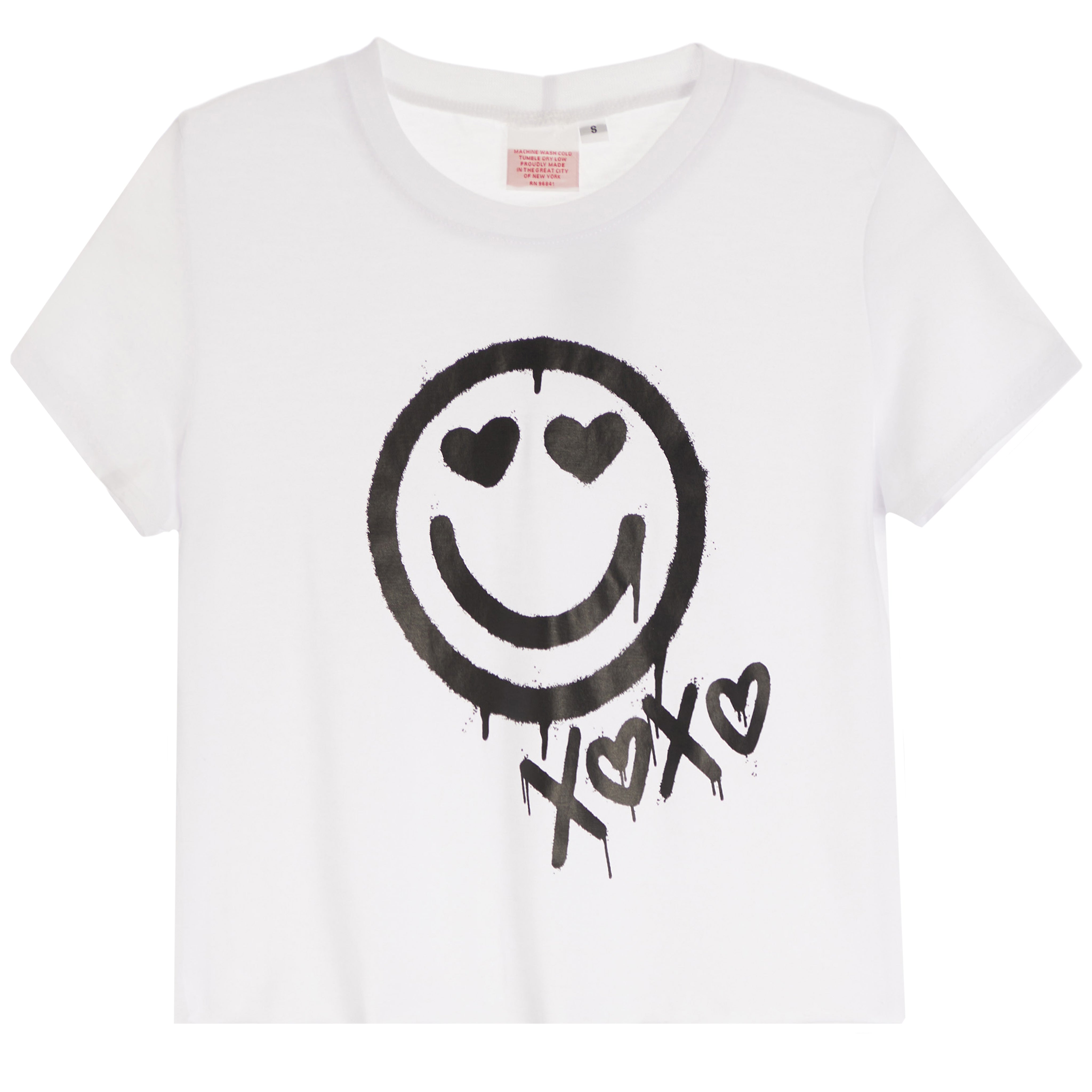 Short Sleeve Drippy Smiley XOXO - Denny's
