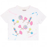 Lollipop Toss Splatter Tee